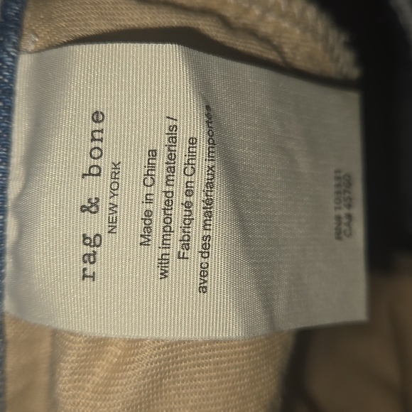 rag & bone Women's Peyton Mid-Rise Bootcut Jeans Light Wash Size 31 - Picture 11 of 12